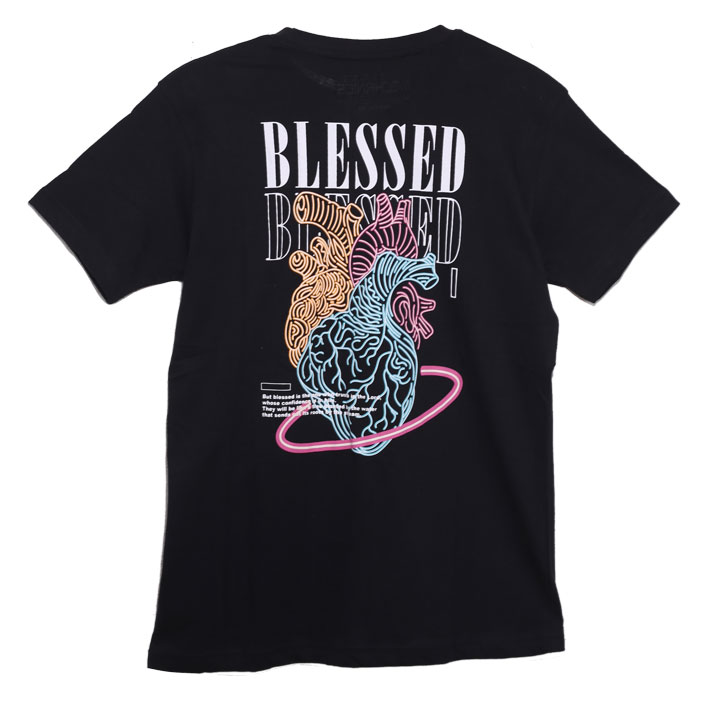 LIVE MECHANICS Tシャツ 半袖 メンズ 春夏用 黒 大きいサイズ ライブメカニクス シンプル 心臓 ネオン ネオンカラー ネオン管 地球 スペースエイジ