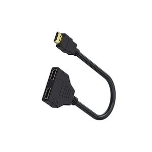 HDMI 分配器 1入力2出力 HDMIスプリッター HD1080P 3D HDCP HDMI1.4 HDTV DVD 対応 30cm