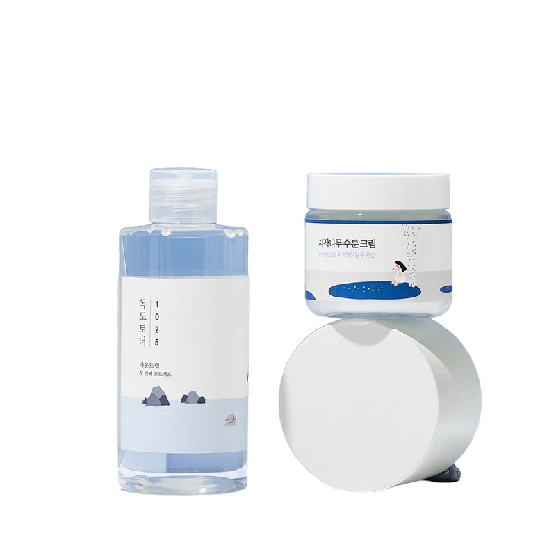 ラウンドラップ1025独島トナー200ml×白樺の水分クリーム80ml 2種セット