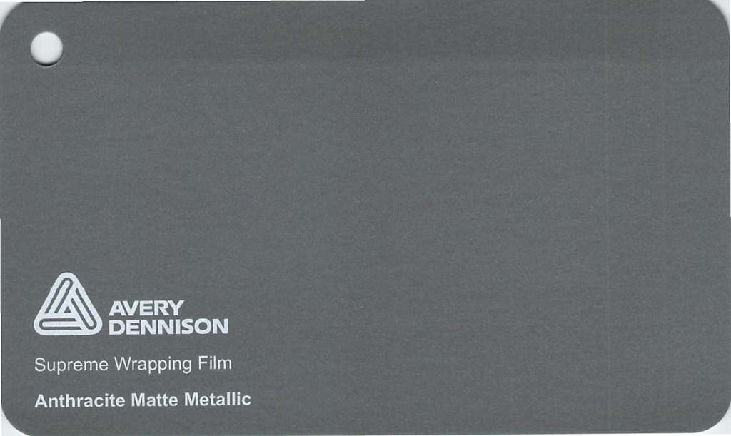 エイブリィ デニソン カーラッピングシート カーラッピングフィルム 　Supreme　Wrapping　Film(マットメタリックアンスラサイト)152cm巾1m 切り売り 販売 avery d