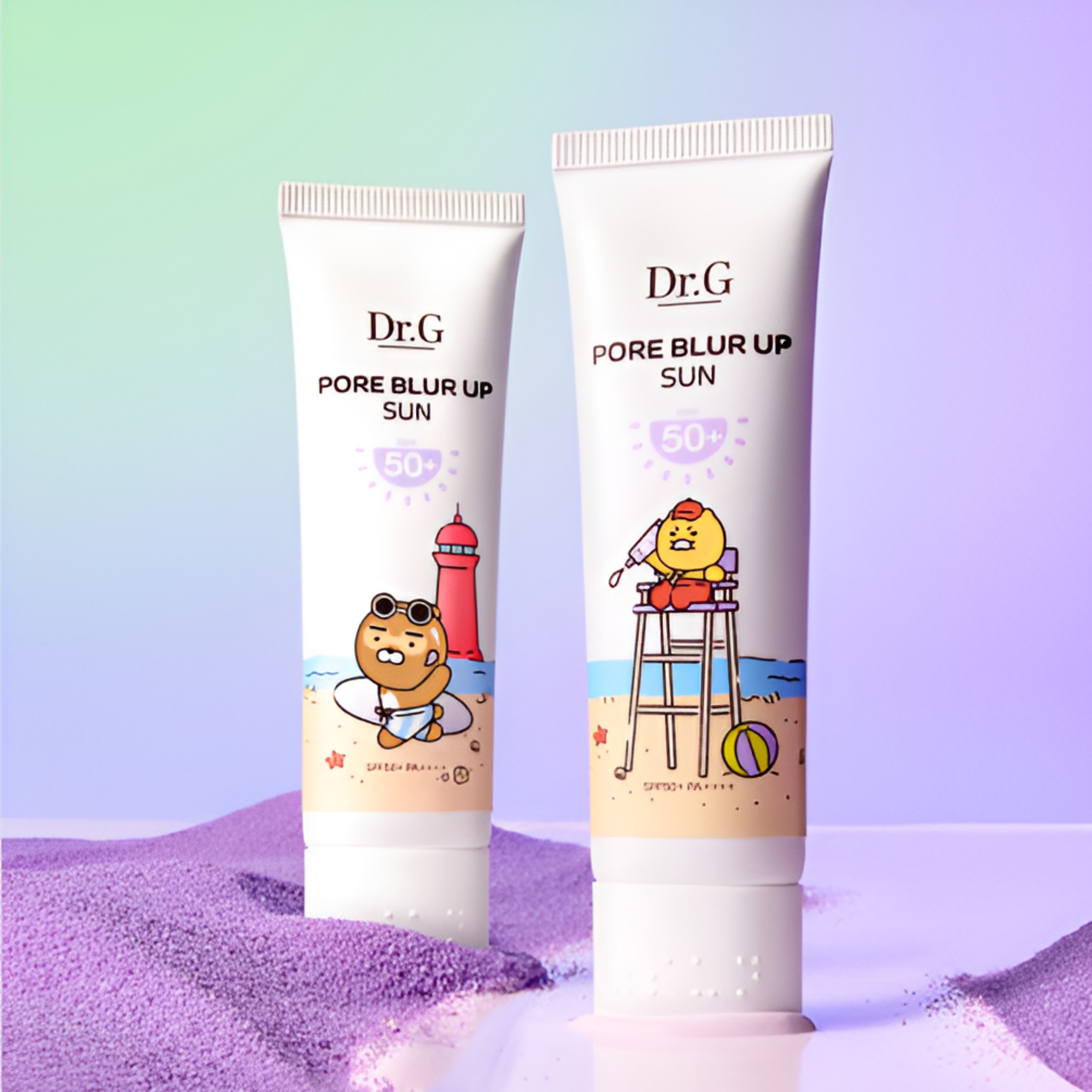 [サマーエディション1 + 1] Dr.Gフォアブラアップサンㅣ毛穴ブラッシング日焼け止め(50mlx2個)