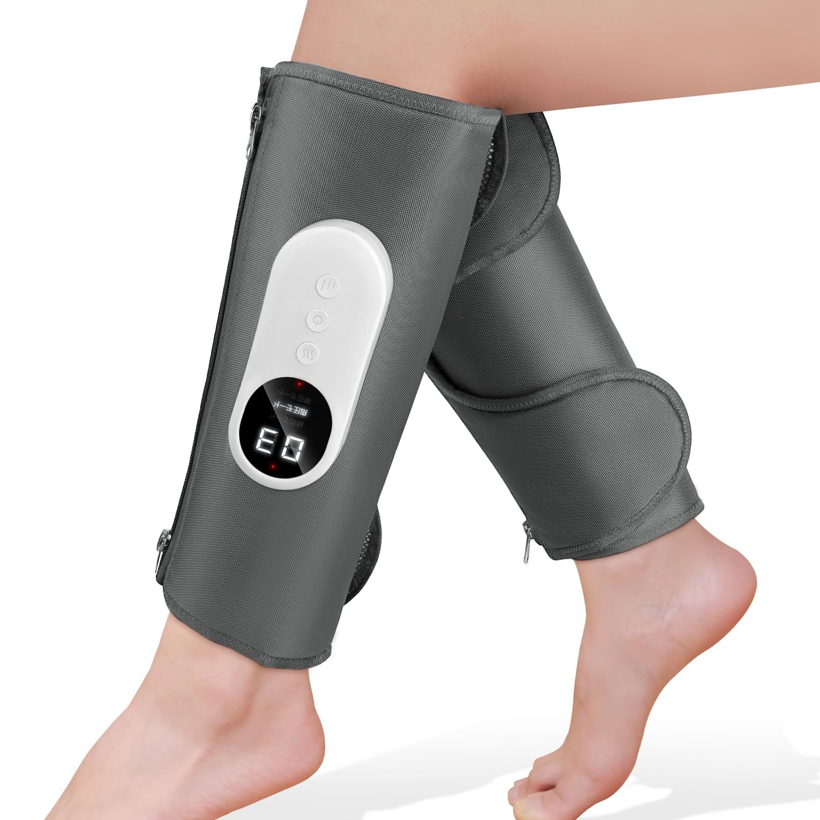 ふくらはぎケア ジッパー+面ファスナー 着脱易い 軽音 ふくらはぎリッラクス TPUエアバック 確実な耐久性 レッグケア 3つモード 3段階温度 3段階強度 15minオートオフ 99119