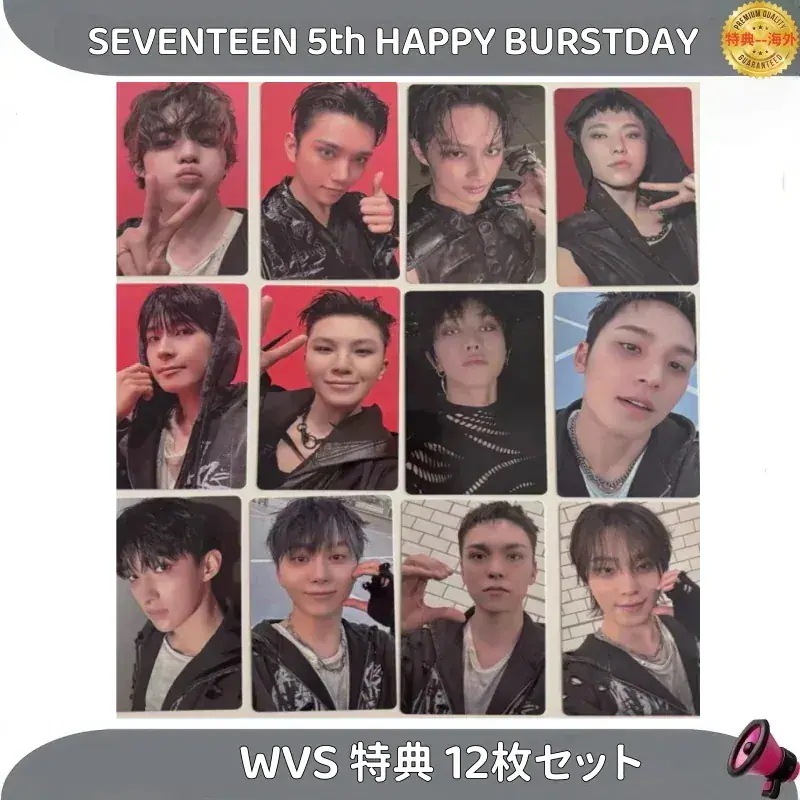 【最短当日発送】SEVENTEEN 5th HAPPY BURSTDAY WVS特典　12枚セット