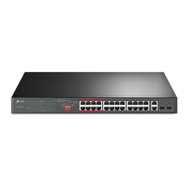 TL-SL1226P [24ポート10/100Mbps+2ポートギガビット アンマネージPoE+スイッチ]