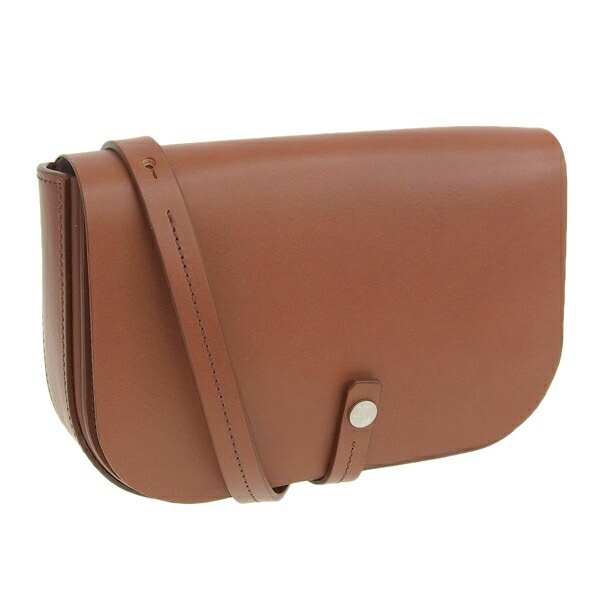 イルビゾンテ/IL BISONTE ショルダーバッグ バッグ レザー ブラウン レディース bcr2