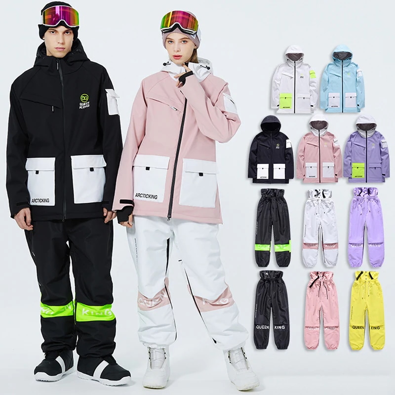 スノーボードウェア スノボウェア 上下セット セットアップ スキーウェア メンズ レディース ロングパンツ ズボン ジャケット プルオーバーパーカー アウター トップス 男女兼用 スノーボード