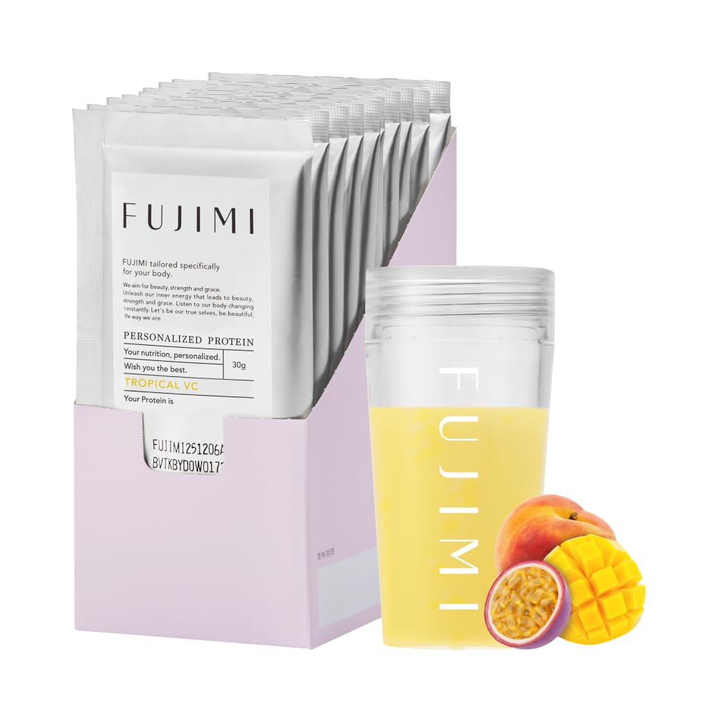 FUJIMI（フジミ）プロテイン トロピカルフレーバー 10袋 ホエイプロテイン ソイプロテイン お試し用10回分（個包装 30g×10袋） 5,560円
