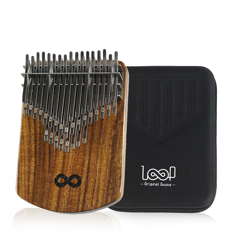 DEXINOR 42鍵カリンバ 三段構造 クロマチック アカシア材 高級仕様 プロ向け 音楽療法にも親指ピアノ42キー Kalimba Mbira キッズ ギフト 贈り物 楽器セット 木製 楽器