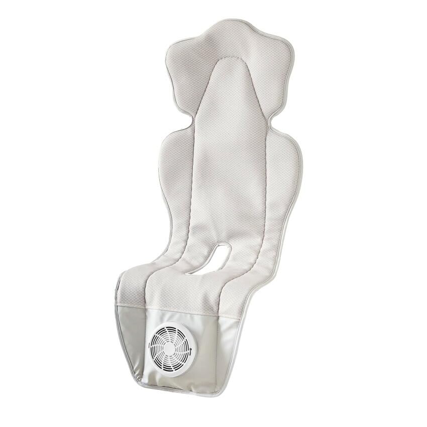 エアジョイ ベビーカーシート 扇風機付き 送風シート 冷感シート 暑さ対策 猛暑対策グッズ 汗対策 扇風機 ひんやりシート ファン付きシート メッシュ素材 グレージュ 7,823円