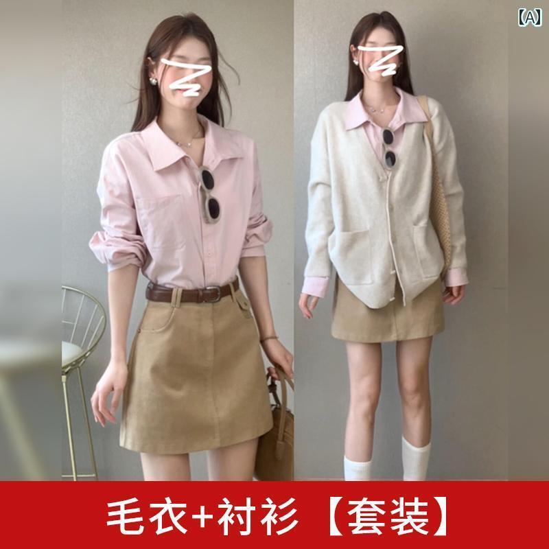 Yシャツ　無地　シンプル フランスの ピンクの シャツ レディース トップス 2025年 早春型 インナーシャツ 高級 日焼け防止 ジャケット 4,668円