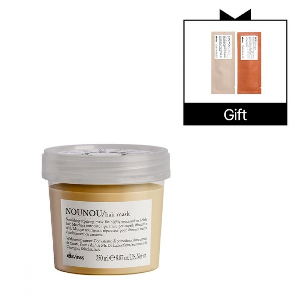 ダビネス ヌヌヘアマスク 250ml + ヌヌコンディショナー&ソルーシャンプー サンプル