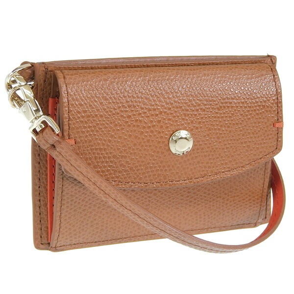 ポールスミス 小物 メンズ レディース カードケース アウトレット レザー キャメル PSMC0221 PAUL SMITH