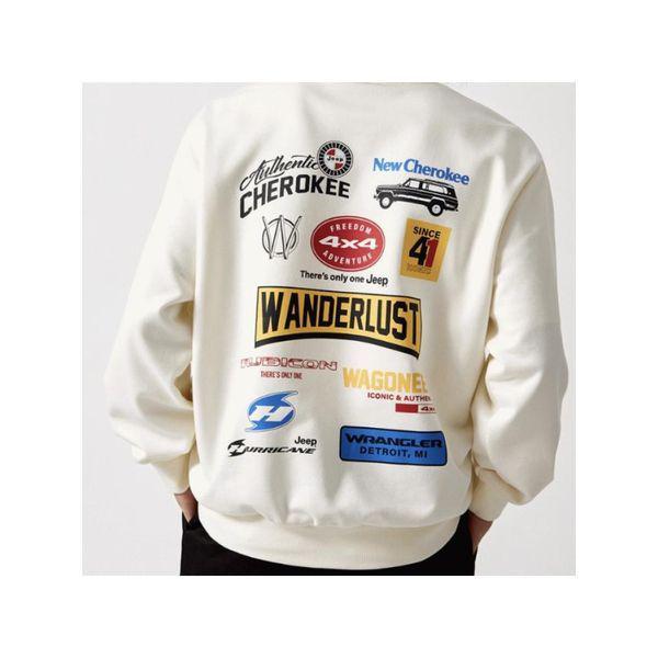 JEEP 男女兼用グラフィックスウェットシャツマンツーマン 4 JP1TSU815 4_P413076138 5,618円