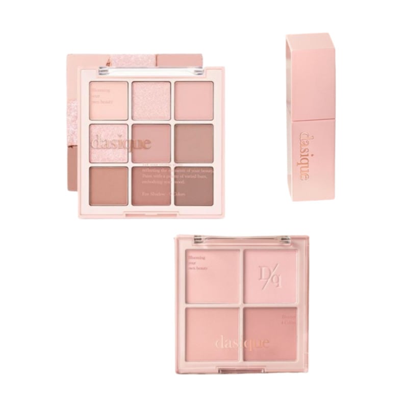 [NEW] ローズミルクティー シリーズ シャドウパレット+ ブレンドムードチーク+ジューシーデューイティント