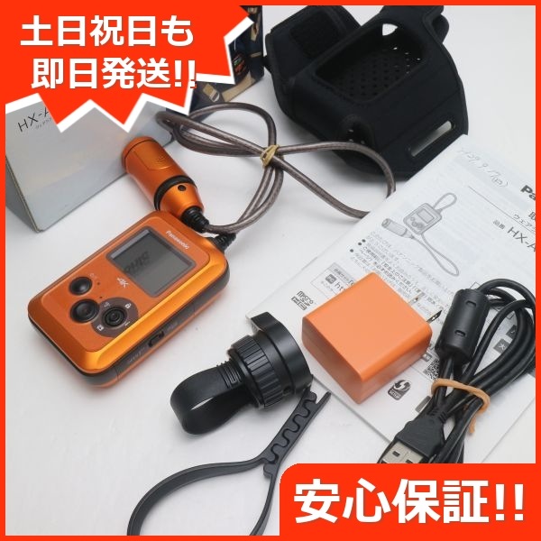 【限定販売】 HX-A500 新品同様 オレンジ 27 Panasonic デジカメ ビデオカメラ