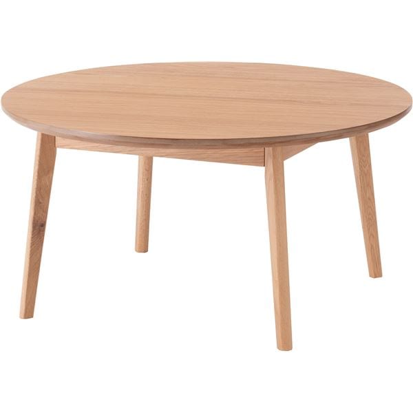 ラウンドテーブル ナチュラル 約W75xD75xH38cm 17,565円