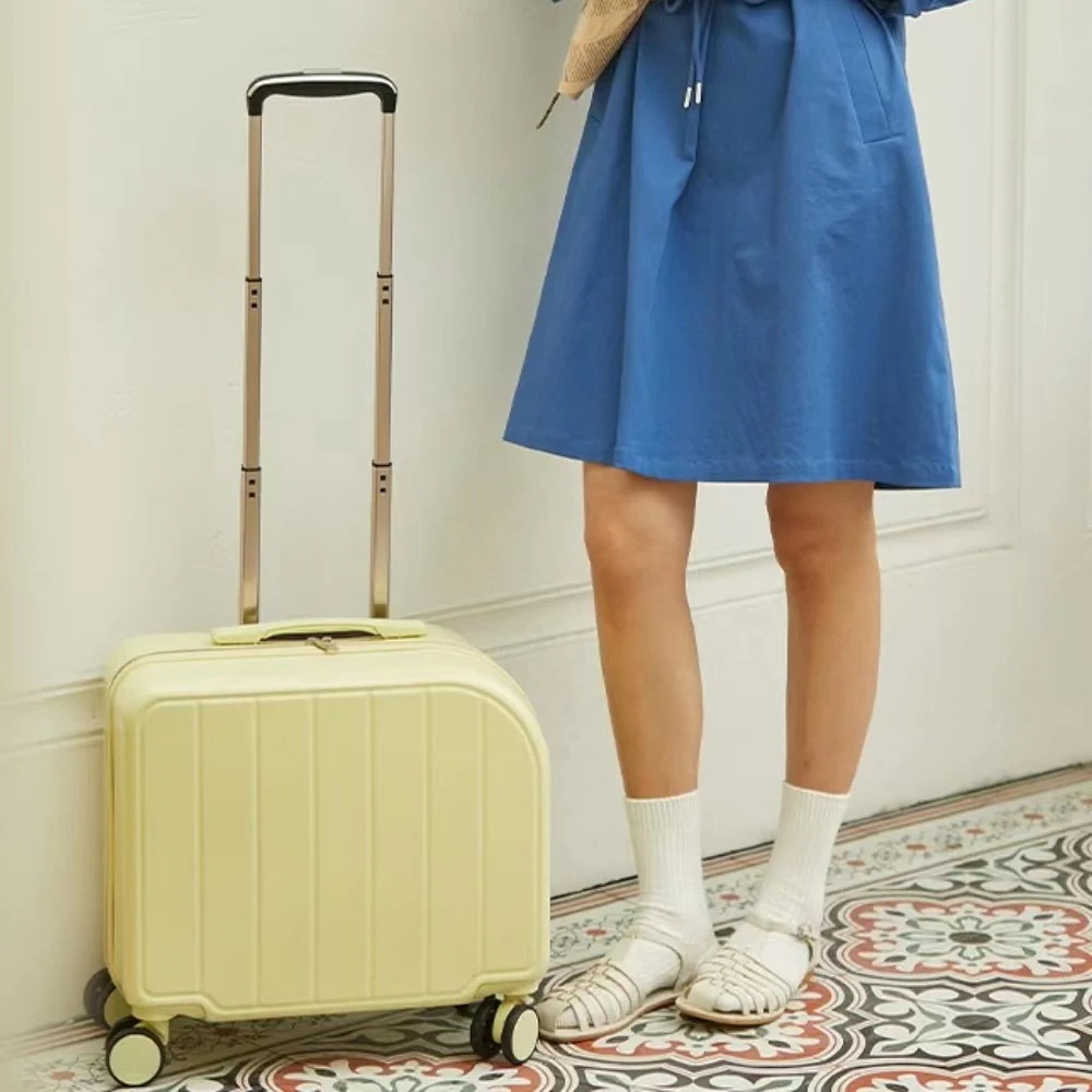 人気 スーツケース女性の多機能カップホルダー付きスーツケース機内持ち込み軽量キャリーバッグ