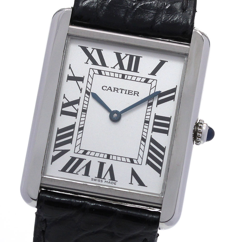 カルティエ CARTIER W5200003 タンクソロLM クォーツ メンズ _845754【中古】