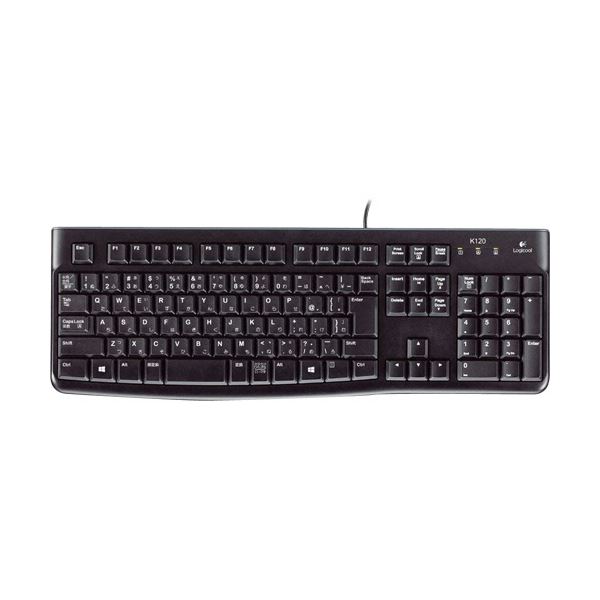 (まとめ）ロジクール キーボード k120ブラック K120 1セット(5台)(×3セット) 27,220円