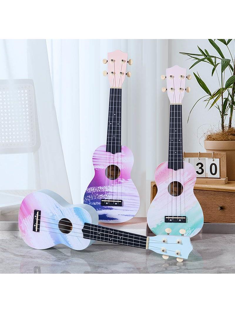 21インチ ウクレレ ウクレレ 演奏可能 楽器 小型ギター ギフト ウクレレ パターン ロゴ制作