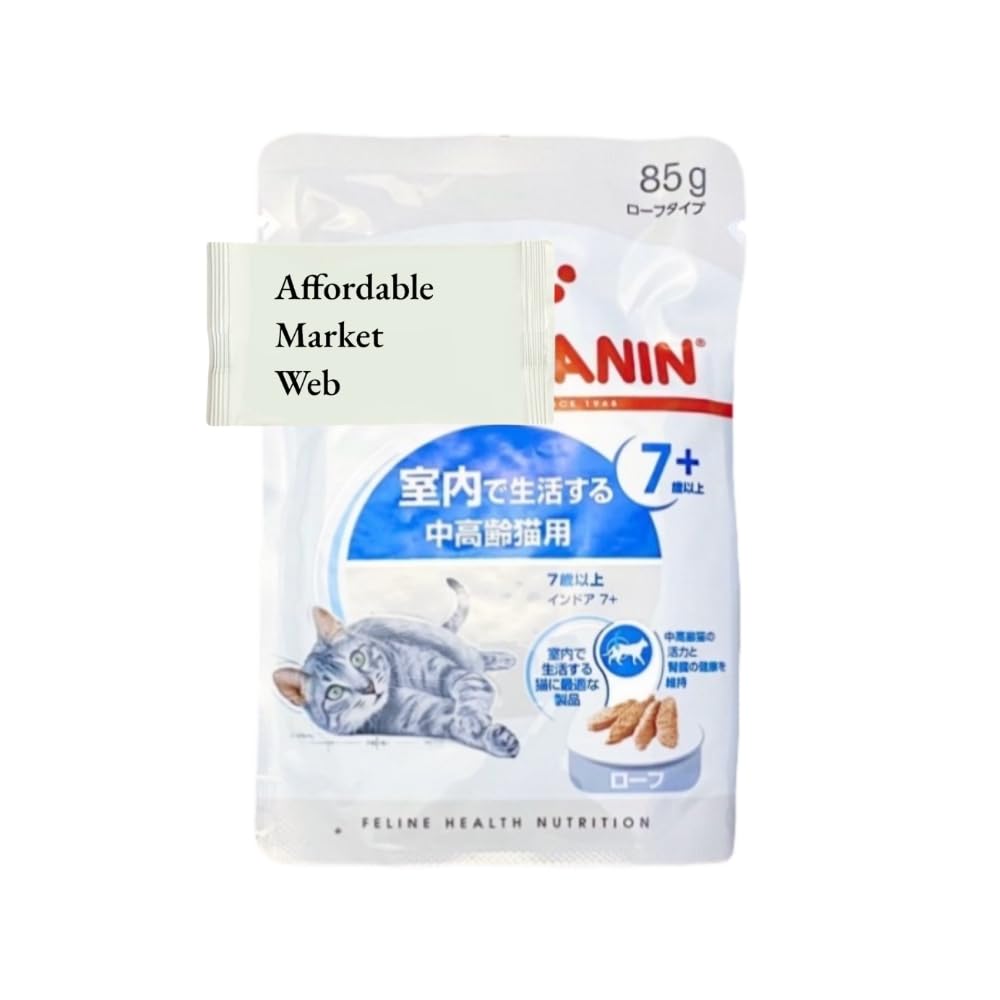 ロイヤルカナン インドア 7+ ローフ 猫用 セット （室内で生活する7歳以上の中高齢猫用） オリジナルウェットティッシュ (85g 24個)