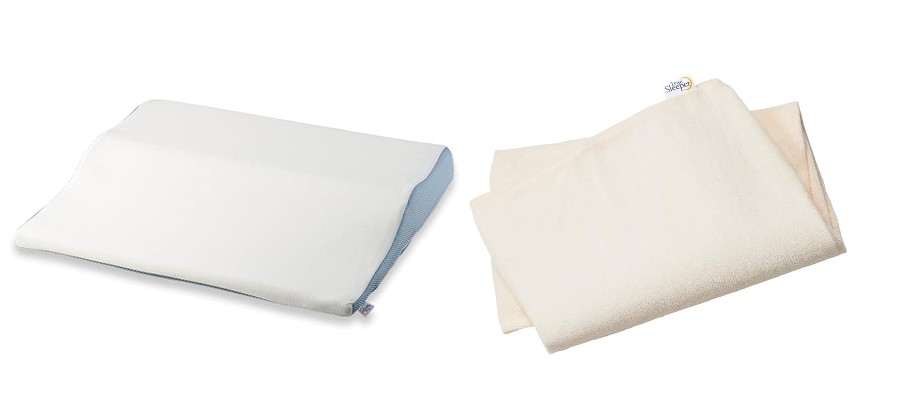 【公式】【セット】トゥルースリーパー セブンスピローライト 低反発 枕 シングル + 枕カバー アイボリー