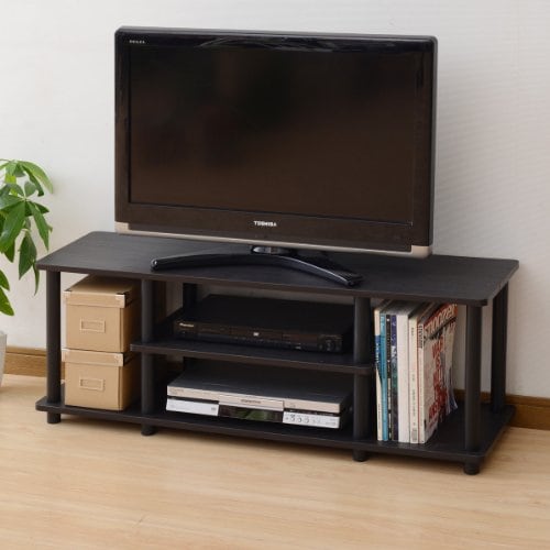 色：ダークブラウン サイズ：幅112 山善 テレビ台 幅111.5*奥行29.5*高さ41.5cm