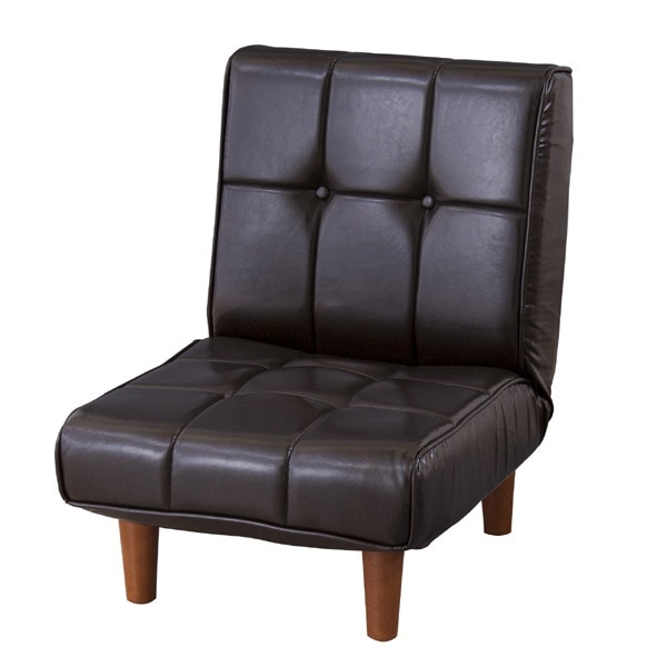 ソファ フロアソファ 1人掛け レザー調 ソファー フロアソファー 一人掛け ローソファー ローソファ 1Pソファ 椅子 いす 2way 二段階