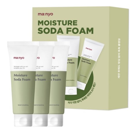 韓国コスメクレンジング/モイスチャークレンジングソーダフォーム100ml (3個)