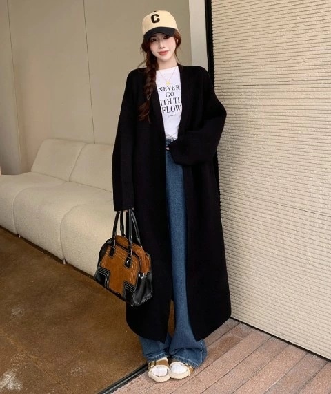 【高品質の製品】 高品質新入 【毎日厳選 】 ロングコート アウター 羽織 長袖 ゆったり シンプル カジュアル レディース【大きいサイズ レディース ロング ジャケット アウター 上着 ハンガー ロ