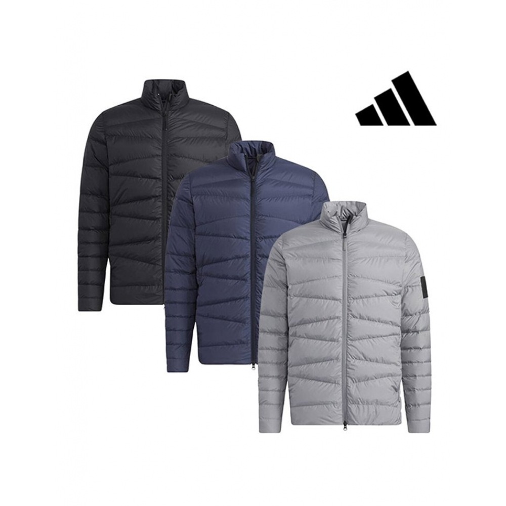 アディダスゴルフフルジップダウンジャケットウィンターゴルフパディング GT3320 GT3321 GT3335