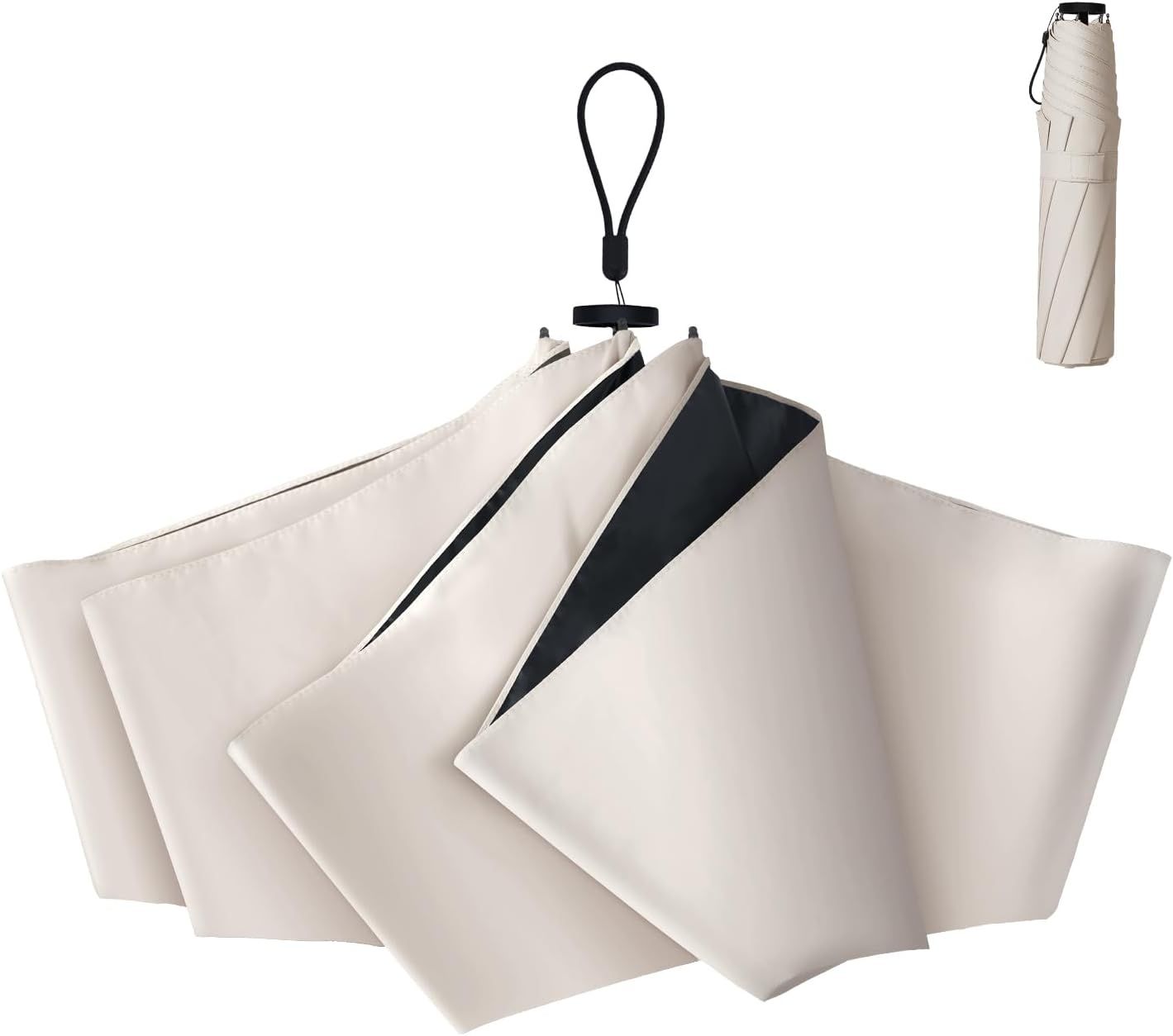 日傘 UVカット 100%遮光 遮熱 折り畳み日傘 軽量 コンパクト 折りたたみ傘 兼用雨傘 紫外線遮断 耐風撥水 晴雨兼用 携帯便利 男女兼用 レディース メンズ キッズ 収納ポーチ付