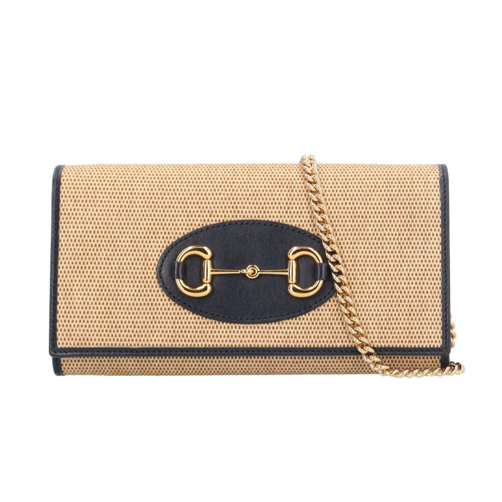 グッチ ホースビット1955 ショルダーバッグ レザー 621888 ベージュ GUCCI 中古
