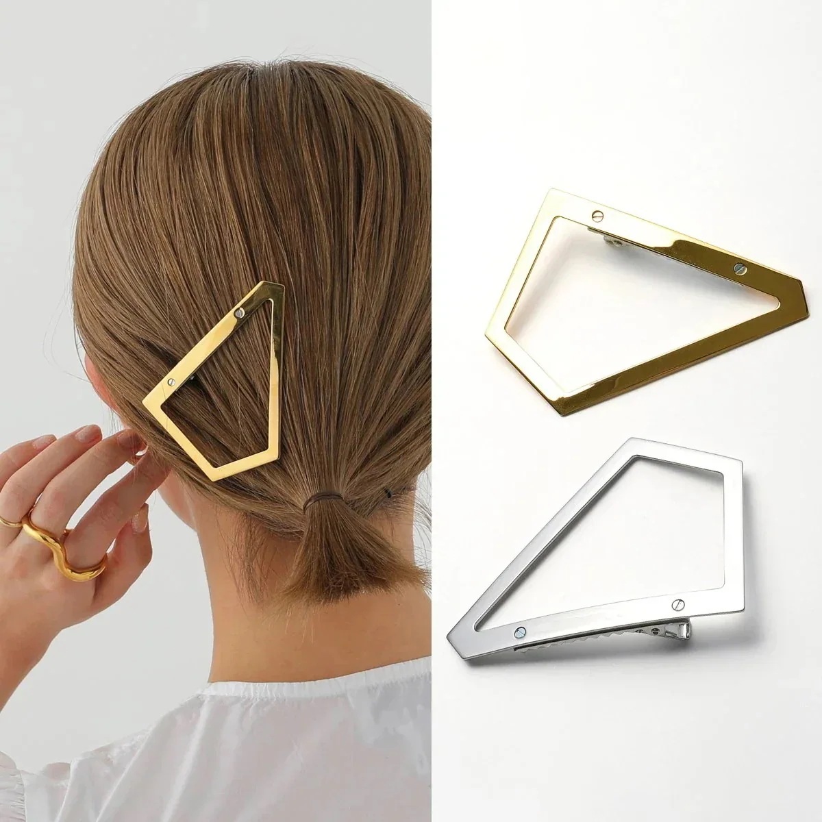 SYLVAIN LE HEN シルヴェインリヘン ヘアクリップ hairclip HC05 レディース ヘアアクセサリー ペアピン バレッタ 髪留め カラー2色