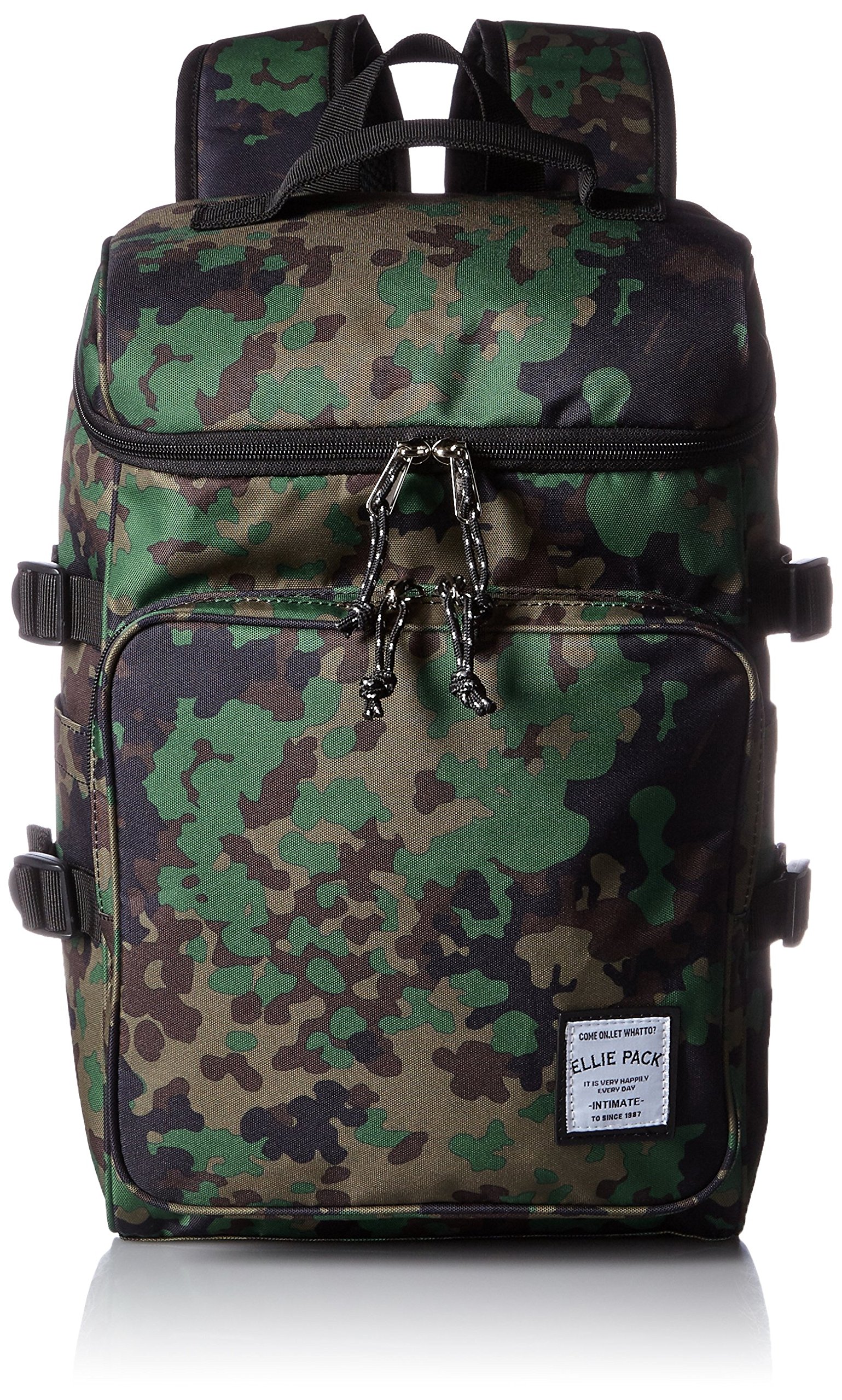 [クインテット] リュック リュックサック デイパック ボックス型 スクエア レディース メンズ 小さめ 軽量 大人 高校生 30108