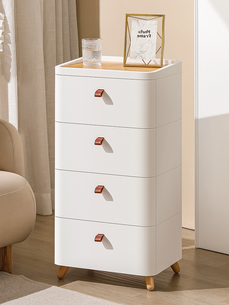 xingyou 引き出し式収納キャビネット リビングルームロッカー 多層家庭用隙間収納キャビネット 和室 寝室 ベッドサイドキャビネット