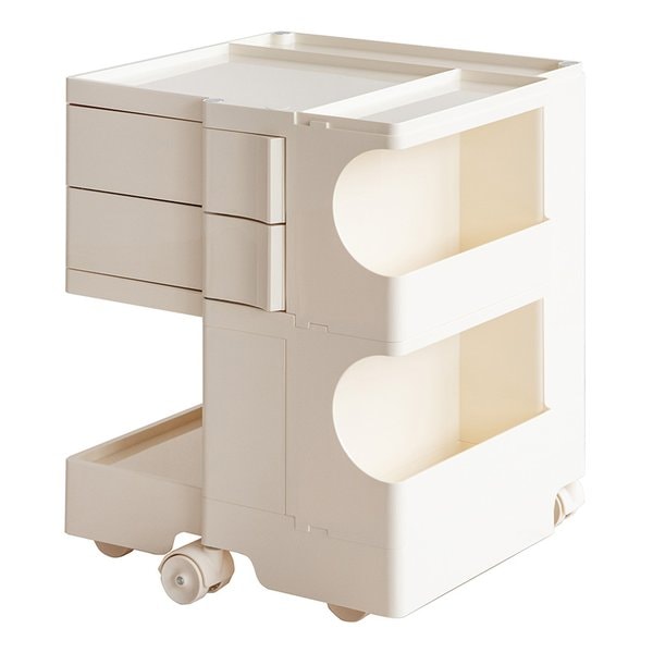 マルチワゴン Pluna プルーナ ロータイプ/高さ52.5cm/クリーム WG-H003/CM