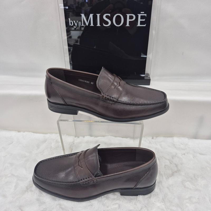 By 男性 クラシック ペニー ローファー 122HT419TI201 DBROWN 1 JJ
