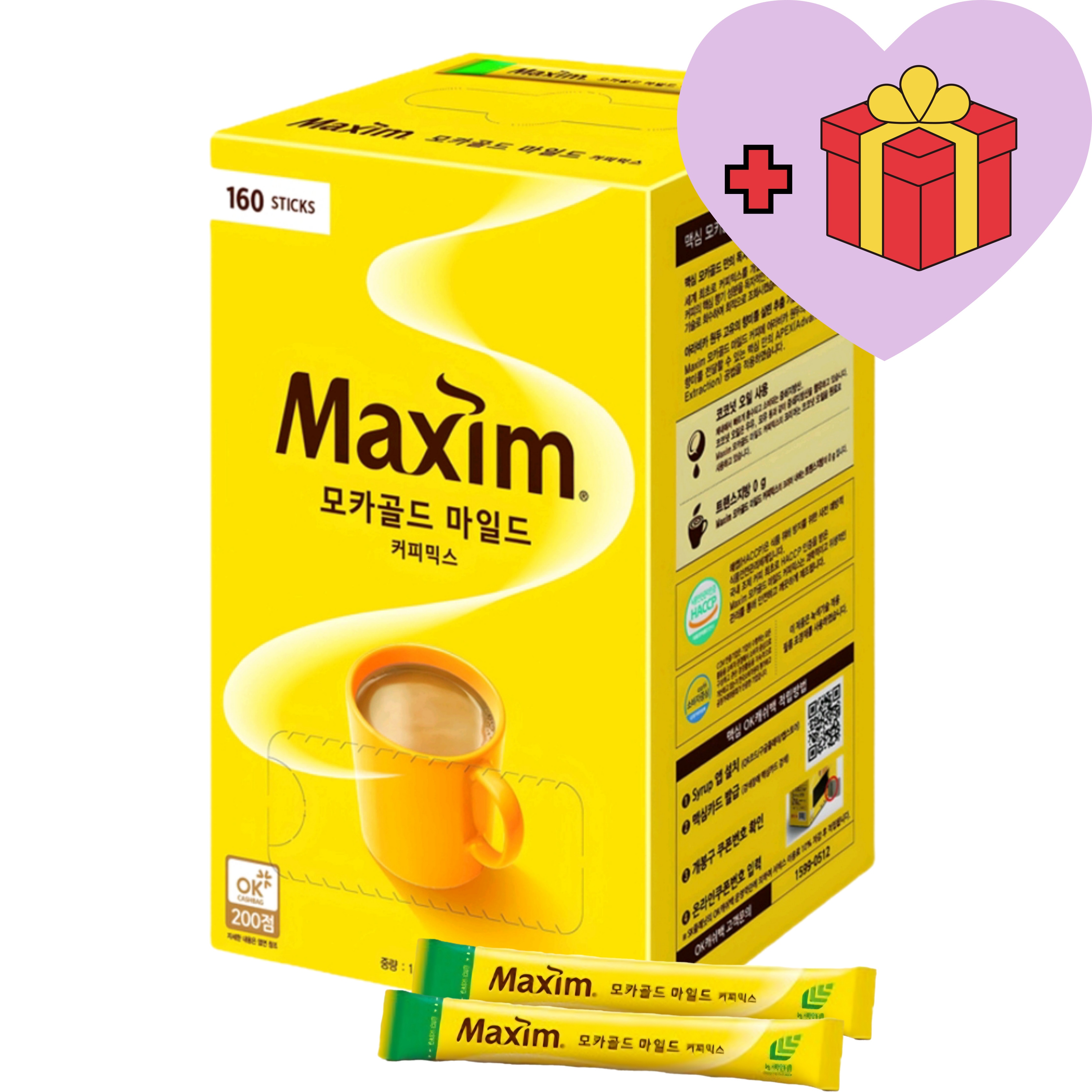 [韓国1位 コーヒー] モカゴールド マイルド コーヒーミックス 12g x 160個