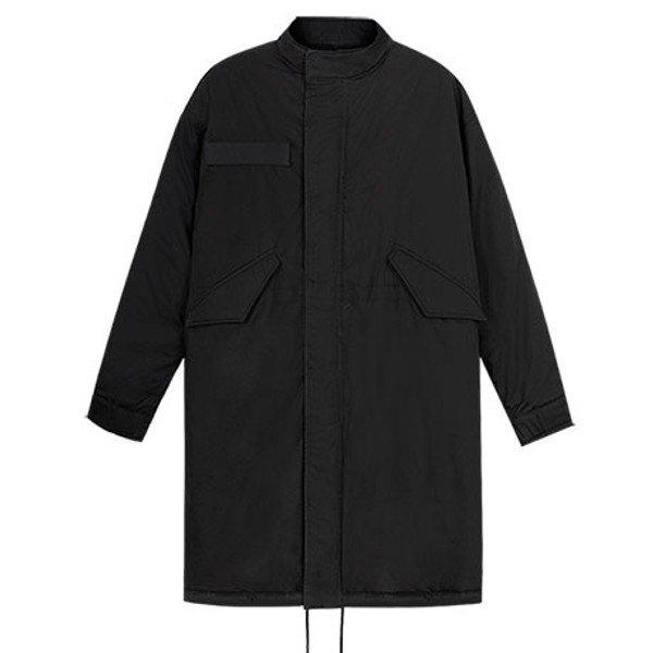 ビッグオーバーフィット冬野戦ジャケット軽量ロングパディングジャンパーケーパーカー_P375702619