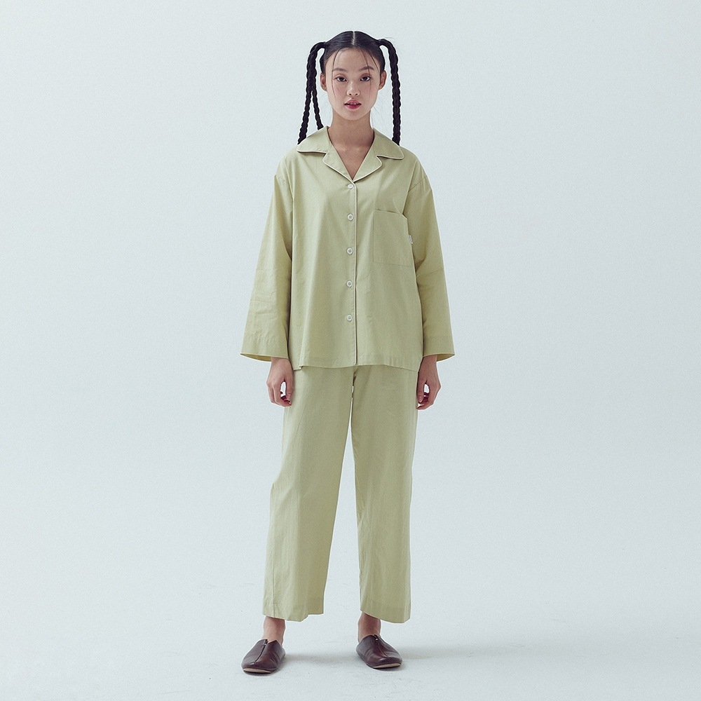 BALCONY [4518-BCSHP] カモミールパジャマ(women) Lime