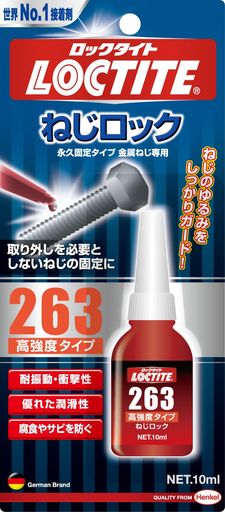 LOCTITE(ロックタイト) ねじロック 263 高強度タイプ 10ML LNR-263 10個入り 10,282円