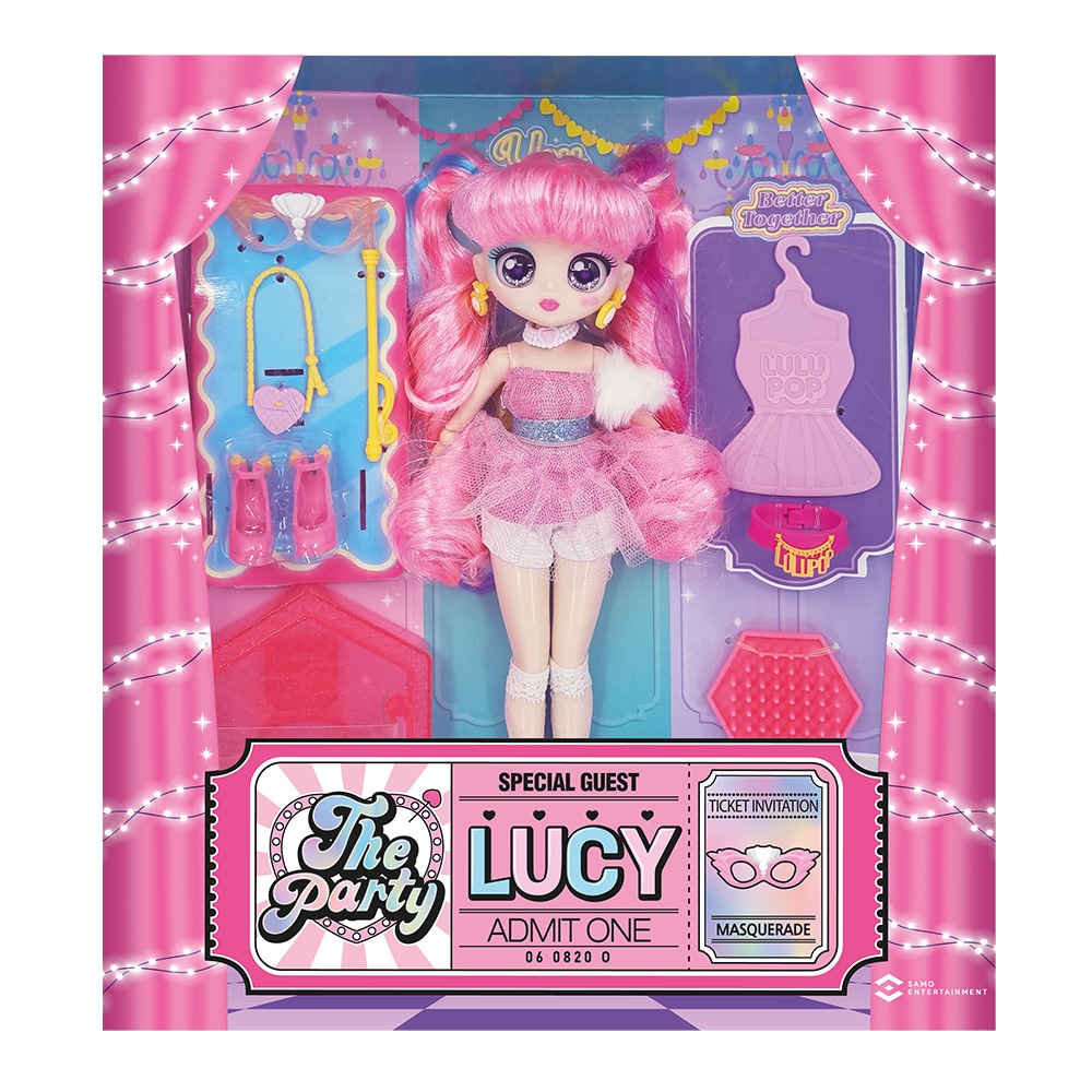 ティニピン ルルポップ ザパーティ ルーシー ファッションドール 着せ替え人形 韓国玩具