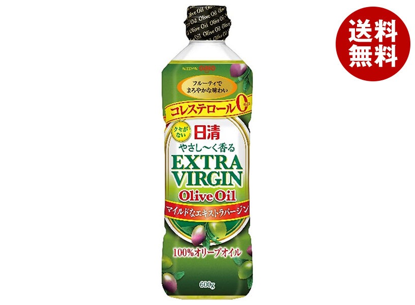 日清オイリオ 日清やさし～く香る エキストラバージンオリーブオイル 600gPET＊10本入