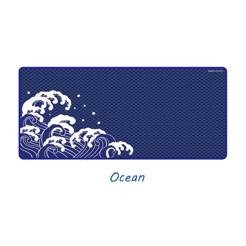 X-raypad　ゲーミングマウスパッド [900x400x4mm] Aqua Control Plus(XXLサイズ) Wave Ocean　AQPLUSWAVEOCEANXXL