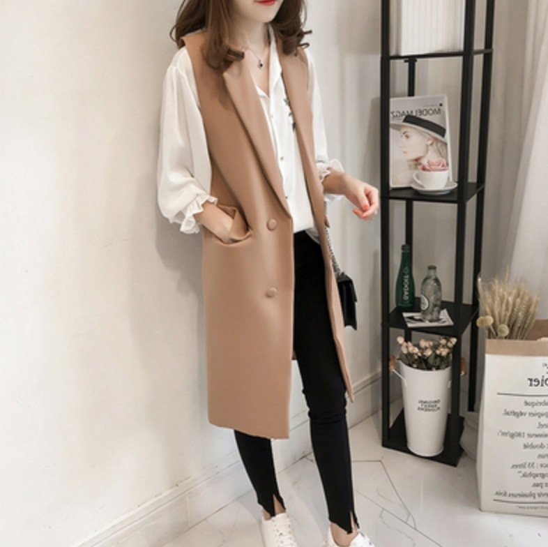 アウター デート ベスト 上着 ミモレ ミモレ丈 袖なし ノースリーブ かわいい 大人可愛い きれいめ シンプル カジュアル 大人 上品 おしゃれ お洒落 主役級 存在感 春 夏 秋 10代 20代