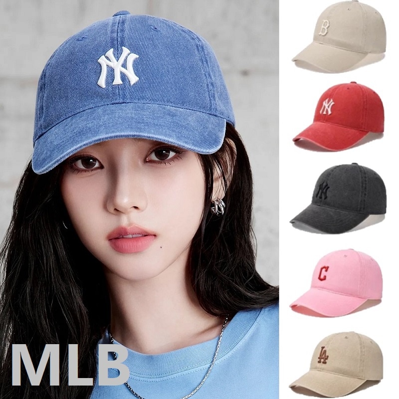 ベーシックウォッシュ アンストラクチャード ボールキャップ 6色展開 [aespa カリナ着用] 韓国人気 ユニセックス カジュアル おしゃれ ストリート トレンド 帽子