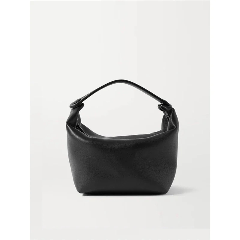 ハイエンドヘッド層牛革手提げバッグ極シンプル弁当箱バッグ手提げバッグミニ本革手提げ女性 ハンドバッグ ハンドバッグ レディース ハンドバッグ 小さめ ハンドバッグ 革