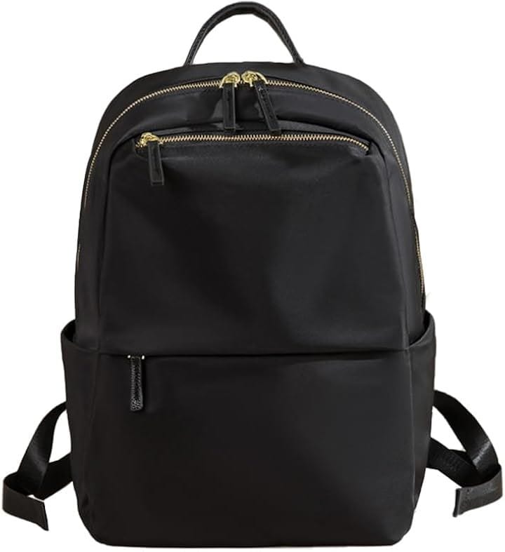 ビジネスリュック レディース パソコン PCバッグ キャリーオン機能 背面ポケット 撥水(ブラック)