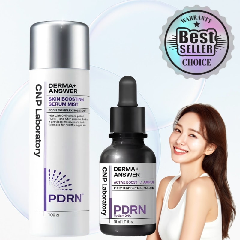 PDRN濃密肌ケアセット（美容液30ml＋ミスト100g）乾燥・肌ゆらぎ対策におすすめ/PDRNセラム/スプレータイプ美容液/ミスト美容液/韓国コスメ人気セット/肌なじみ/高保湿セラム/韓国スキンケア